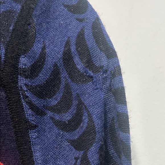 Tory Burch Black and Red Floral Cardigan - Picture 10 of 13